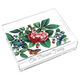 Flower Stem Lucite Tray Image 1 of 4
